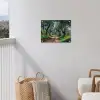 Pad - Bomen - Schaduw - tuinposter los doek klein -sfeer8