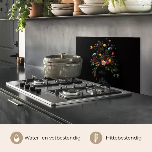 Klassiek - Vaas - Boeket - Bloemen keuken achterwand spatscherm klein -usp_NL
