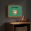 Dino - Groen - Planeet Light Box met batterij (Wandlamp kind) middel -sfeer5_kind
