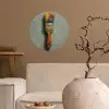 Verf - Kwast - Schilderij Wandcirkel behangsticker klein -sfeer1