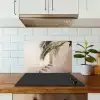 Palmboom - Schaduw - Trap - Beige keuken achterwand spatscherm klein -sfeer2