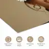 Vrouw - Beige - Bloem - Modern - Portret poster papier klein -closeup_NL