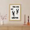 Lobster - Beige - Minimalistisch fotolijst eiken zonder passe partout klein -sfeer5