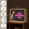 Man - Tekst - Neon Light Box met batterij (Wandlamp) middel -USP_websiteoverzichtNL