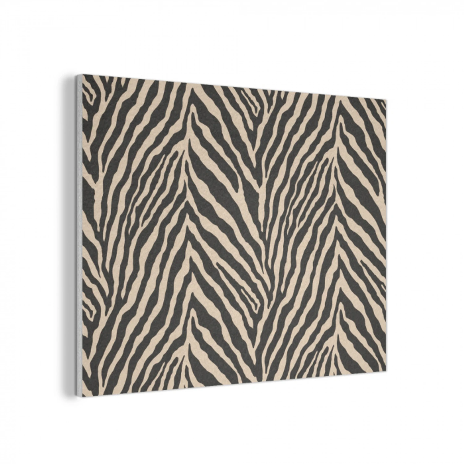Zebra - Klassiek - Zwart PET vilt klein 837 -3d
