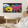 Graffiti - Bloemen - Kleur PET vilt middel -sfeer3