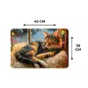 Kat - Kerst - Winter - Dier Placemat vinyl groot -specs