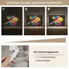 Graffiti - Sport - Tafeltennis - Verf Light Box met kabel (Tafellamp) klein -USP_dimbaarNL