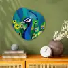 Pauw - Cirkels - Blauw Wandcirkel Organisch Forex 3mm klein -sfeer2