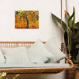 Abstract - Boom - Levensboom - Modern tuinposter los doek klein -sfeer7