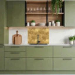 Industrieel - Textuur - Goud keuken achterwand 2 middel 865 -sfeer3