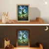 Dino - Jongens - Groen - Blauw - T-Rex Light Box met kabel klein -sfeer3_kind