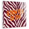 New era - Bordeaux - Zebraprint plexiglas 5mm klein -zzzproduct_nieuw