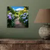 Hortsensia - Pad - Bloemen aluminium wit klein -sfeer2