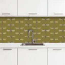 Libellen - Patroon - Groen keuken achterwand 2 middel 871 -3d