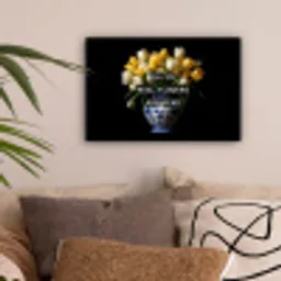 Quotes - Bloem - Tulp - Geel canvas 2cm klein -sfeer1