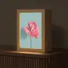 Blad - Anthurium - Stippen - Roze Light Box met kabel (Tafellamp) klein -z3d_website
