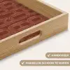 Abstract - Textuur - Bruin Dienblad Rechthoek middel 911 -USP_HandgreepNL