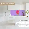 Smiley - Drip - Neon keuken achterwand 2 middel -sfeer4_NL
