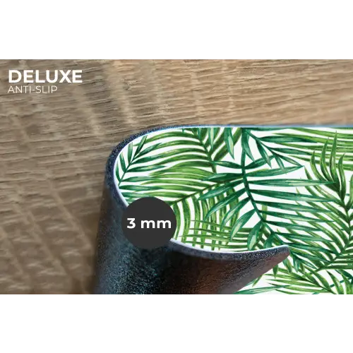 Palmboom - Bladeren - Groen Placemat vinyl groot 368 -closeup