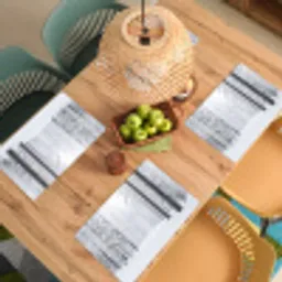 Bos - Sneeuw - Pad - Winter - Stilte Placemat vinyl groot -zzsfeer5_Kitchenyeah-website