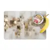 Abstracte vierkanten - Aardetonen - Mistig Placemat vinyl groot -zzzproduct_Kitchenyeah-website