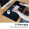 Bestek - Donkerblauw - Goud Muismat XXL klein -sfeer3