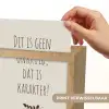 Bruin - Minimalistisch - Quote - Zomer Light Box met kabel (Wandlamp) klein -USP_websiteprintNL