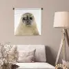 Jongens - Zeehond - Kinderen - Meisjes - Dieren Wandkleed katoen klein -sfeer4