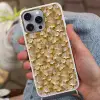 Ginkgo - Bladeren - Goud Hoesje iPhone 16 Pro Max met koord klein 804 -sfeer3