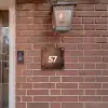 Verweerd metaal - Traditioneel Naambord Vierkant klein -sfeer7-XS