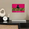 Kat - Baas - Roze - Tijgerprint poster papier klein -sfeer1