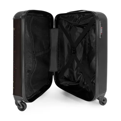 6 NBS - Handbagage koffer - Unisex middel -binnenkant