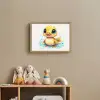 Eendje - Badeend - Geel Light Box met batterij (Wandlamp kind) middel -sfeer2_kind