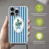 Illustratie - Bessen - Blauw - Strepen Hoesje iPhone 16 Pro Max met koord klein -sfeer2_NL