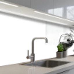 Glazen - Cocktails - Zwart - wit keuken achterwand 2 middel -3d_schuin