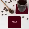 Nice - Bordeaux - Roze onderzetter kurk middel -sfeer2