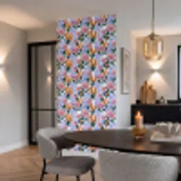 Patroon - Aquarel - Kleurrijk Behang Vinyl klein 1060 -sfeer3
