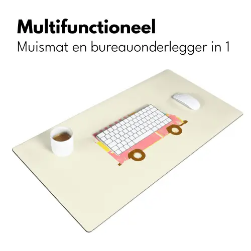 Ijskar - Retro - Softijsjes - Roze Muismat XXL klein -sfeer4