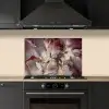 Goud - Marmer - Paars keuken achterwand spatscherm klein -sfeer1