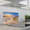 Duin - Zonsondergang - Horizon - Strand - Gras keuken achterwand spatscherm klein -3d_schuin