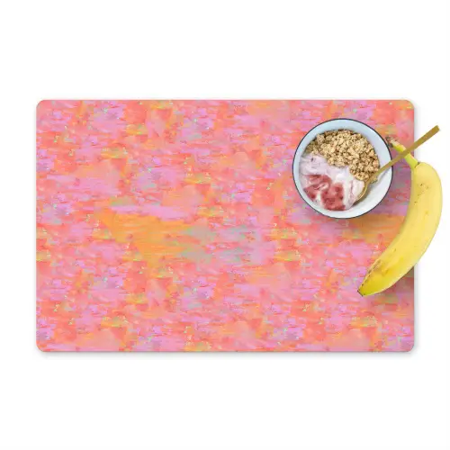 Vloeiend - Verf - Perzik Placemat vinyl groot 368 -zzzproduct_Kitchenyeah-website
