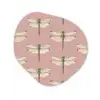 Lillibellen - Patroon - Roze Wandcirkel Organisch Aluminium middel 851 -3d