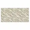 Golven - Wit - Minimalistisch Muismat XXL klein 681 -3d_leeg