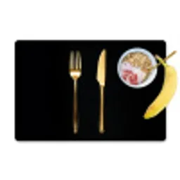 Bestek - Goud - Mes - Vork Placemat vinyl groot -zzzproduct_Kitchenyeah-website