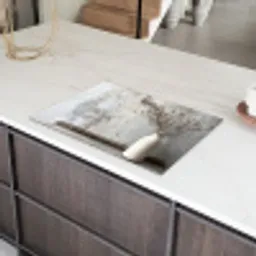 Stillevensschets in Crème en Hout Inductie beschermer vinyl 3mm klein -sfeer8