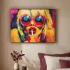 Zonnebril - Roze - Vrouw - Rietje Textielframe zwart klein -sfeer1