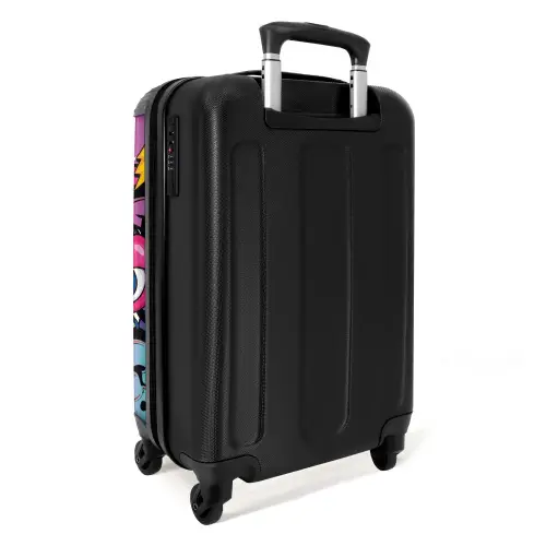 Girly graffiti Koffer - NBS - Handbagage middel -achterkant