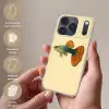 Vis - illustratie - Stippen - Oranje Telefoonhoesje iPhone 17 Pro klein -sfeer3_NL