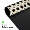 Stervormen - Geometrisch - Zwart Muismat XXL klein 681 -sfeer2